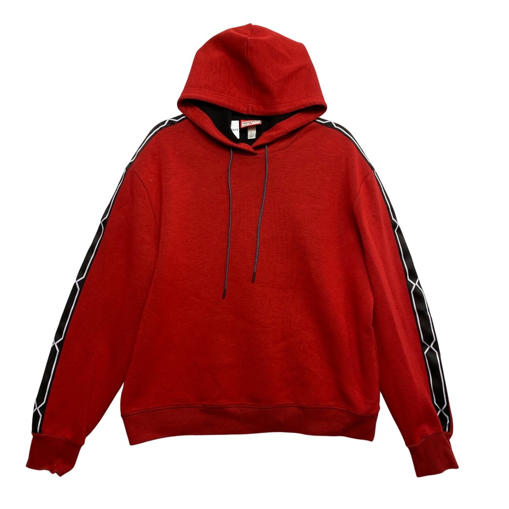 Hunter Hoodie Mens L Red Target Collaboration Side Stripe Pullover Sweatshirt